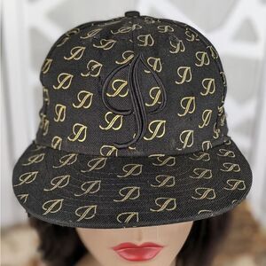 New Era 59Fifty Aspen Snowmass Black & Gold Fitted Baseball Cap Hat - Size 7-1/8